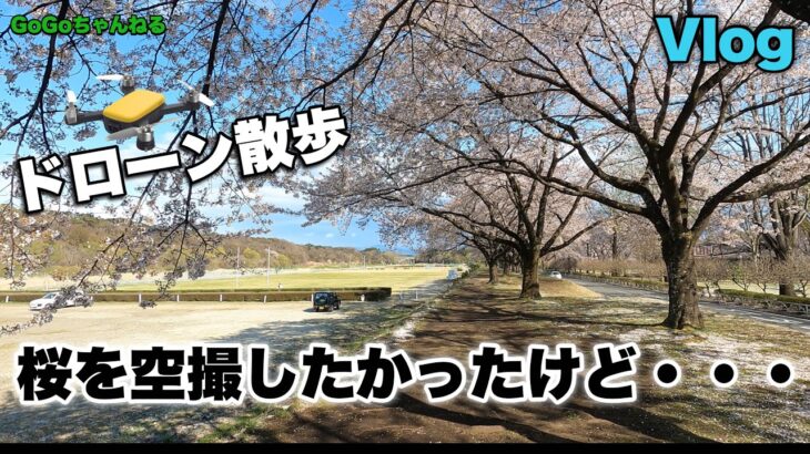 【GoGoちゃんねる】Vlog『ドローン散歩、桜を空撮したかったけど・・・』