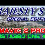 【ドローン空撮】マジェスティSで行くお花見　MAJESTY S 　 SMAX   MAVIC 2 PRO  DJI