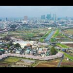 ４K映像　都心に一番近い里の春風景・日本一の桜回廊「2022・ドローン空撮」