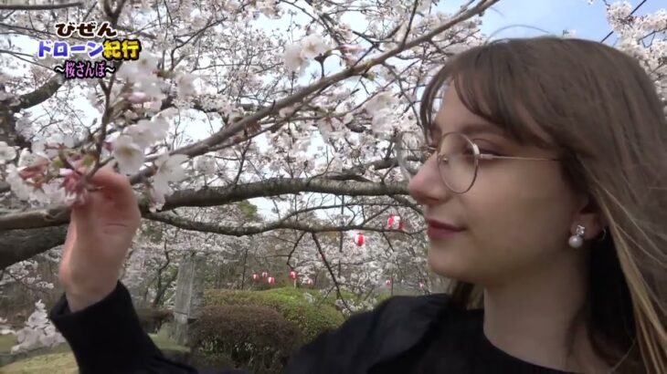 「びぜんドローン紀行～桜さんぽ～」見上げて歩く、桜さんぽ。備前市のおすすめお花見スポット・桜の名所３選です。茶臼山公園、旧・閑谷学校、備前焼窯元山麓窯の3選と老舗の菓匠福井堂の彩りおはぎを紹介します。