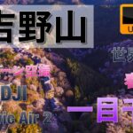 【4K60P】吉野山　春　一目千本桜　奈良　ドローン空撮