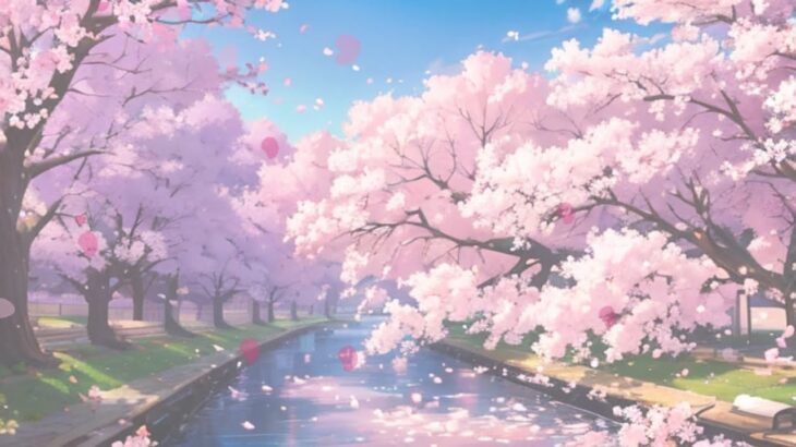 【故郷の桜】ふるさとの風景と懐かしい音楽【リフレッシュ／癒し／再スタート】