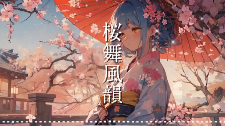 【作業/勉強/睡眠BGM】「桜舞風韻」春の美しい風景や風の優雅な響きを楽しむ和風BGM