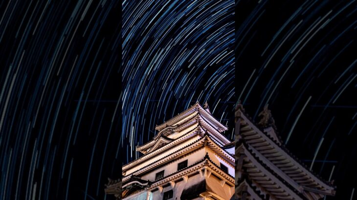 【佐賀４K】唐津城／Night TimeLapse／Japan,Saga,Karatsu #ドローン #桜 #japangram