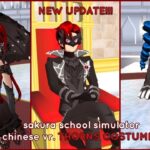 NEW UPDATE !! sakura school simulator chinese vr. || vampire nini ||