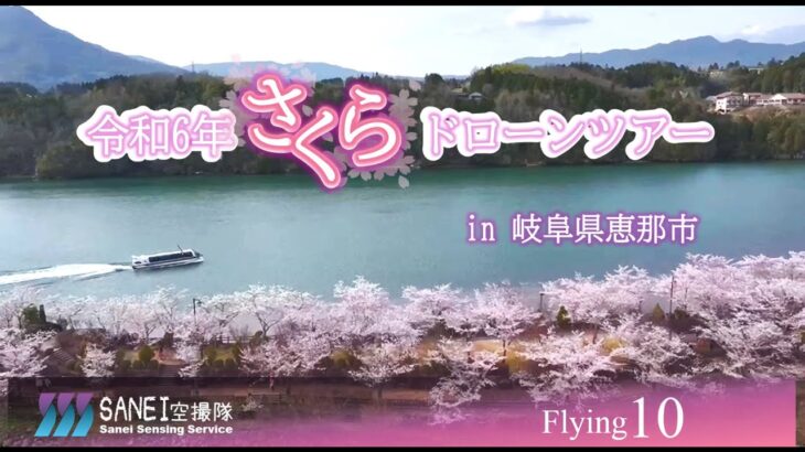 【桜ドローン第二弾】岐阜県恵那市内の桜紹介PV（ショート）