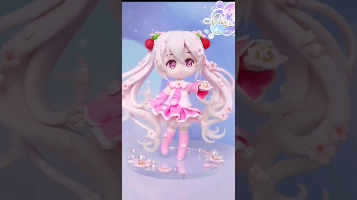 Chibi Hatsune Miku Cherry Blossom Vr. #miku #hatsunemiku #hatsune #vocaloid #sakura #pink